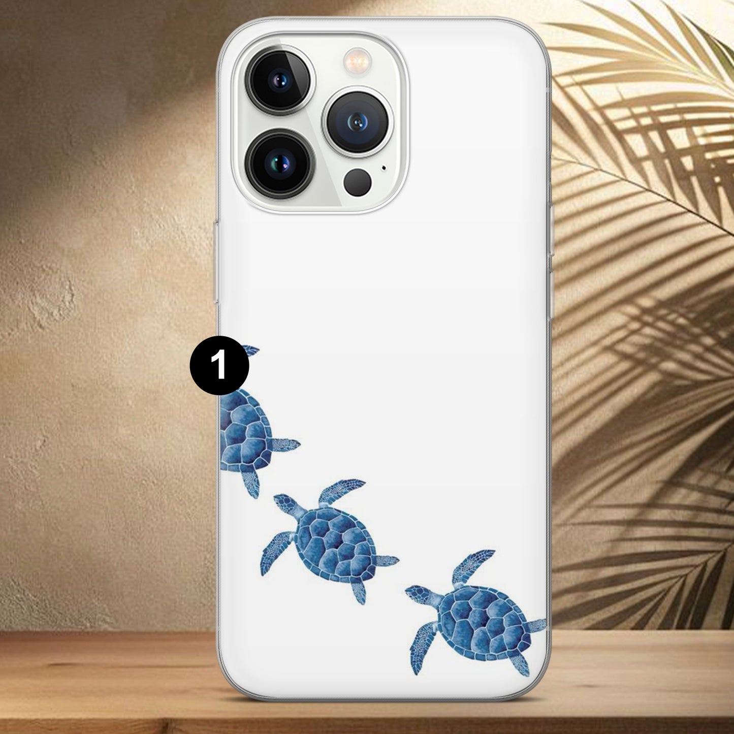 Sea Turtle Phone Case Seashell Nautical Cover for iPhone 17, 17Pro, 16, 15, 14, 13, 12, Samsung S25 S24Fe, S23, A16, A56, Pixel 10Pro, 9A