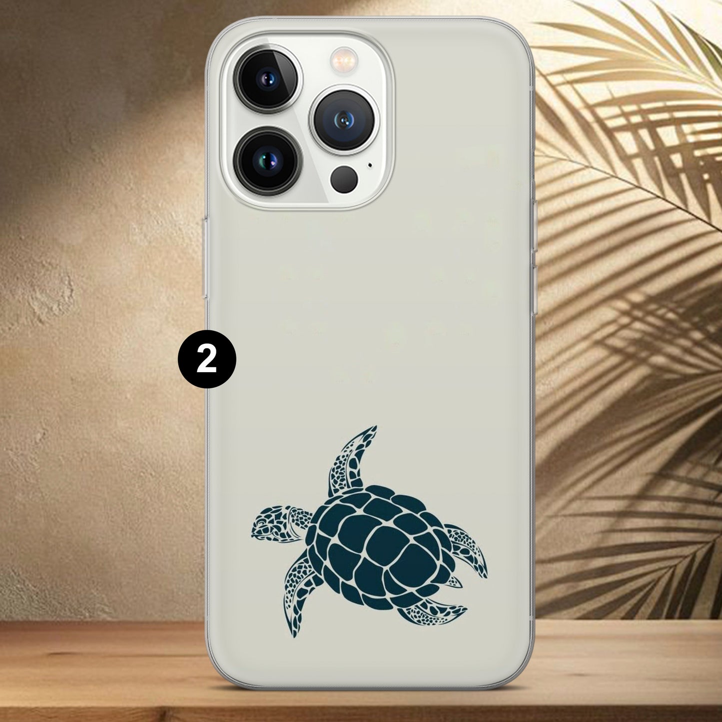 Sea Turtle Phone Case Seashell Nautical Cover for iPhone 17, 17Pro, 16, 15, 14, 13, 12, Samsung S25 S24Fe, S23, A16, A56, Pixel 10Pro, 9A