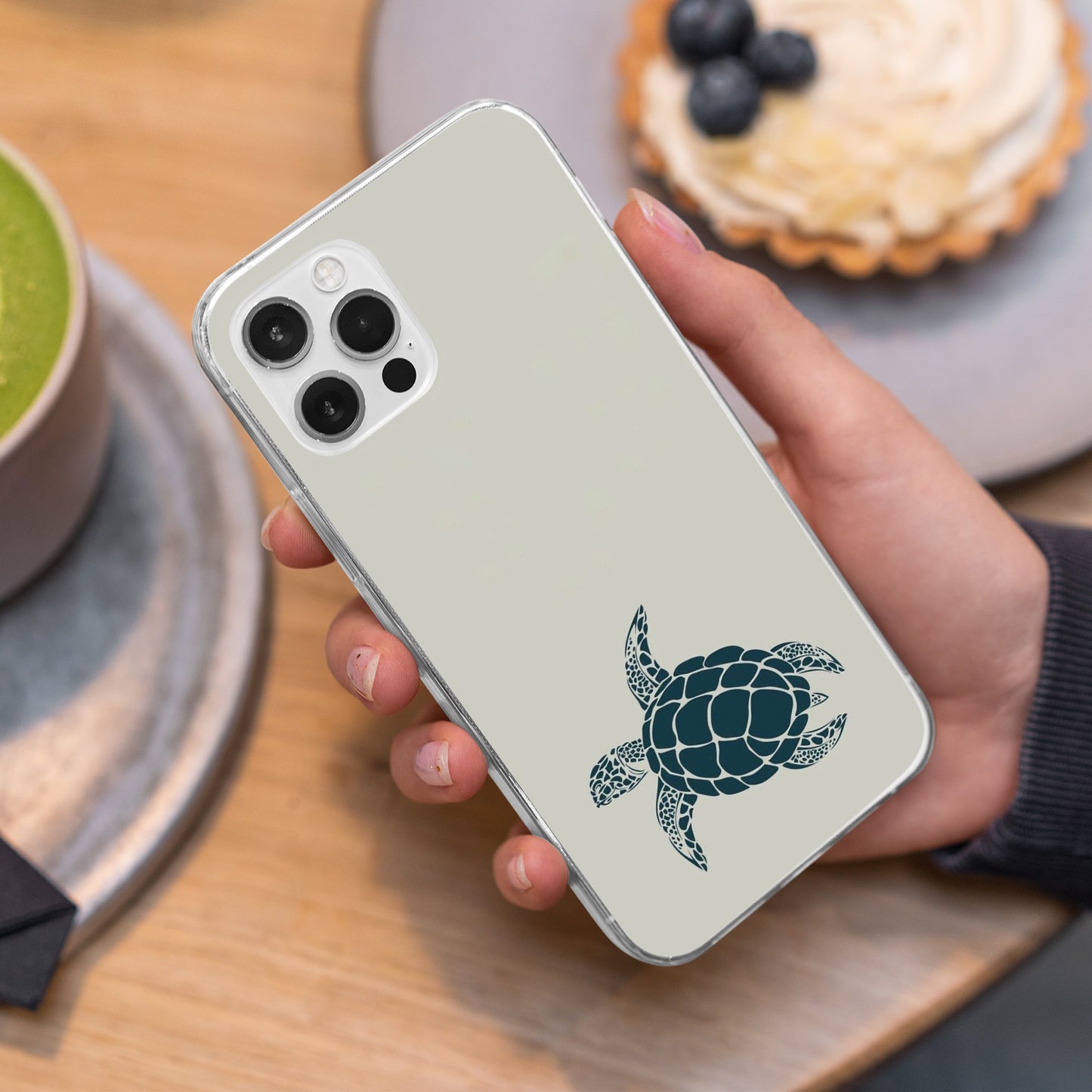Sea Turtle Phone Case Seashell Nautical Cover for iPhone 17, 17Pro, 16, 15, 14, 13, 12, Samsung S25 S24Fe, S23, A16, A56, Pixel 10Pro, 9A